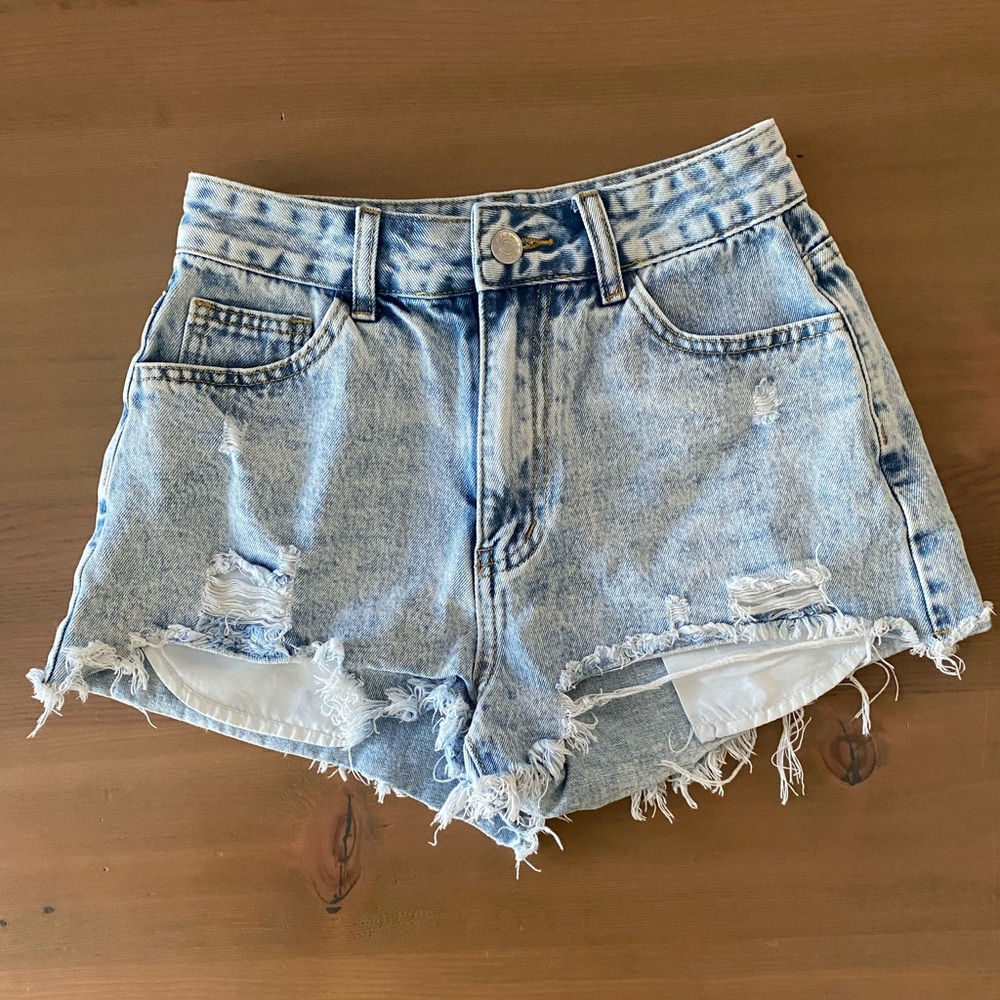 Zara denim shorts